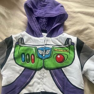 Toddler 3T Purple and Green Buzz Lightyear Hoodie
